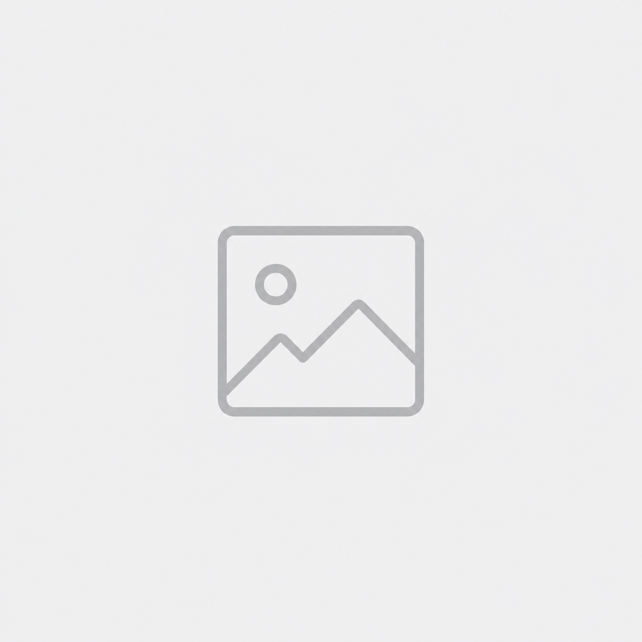 Image placeholder icon displaying a gray outline of mountains and a 
            sun on a light background, commonly used to represent a missing or unavailable image.