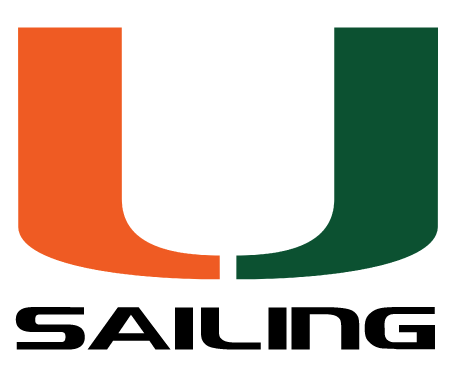 Large orange and green split 'U' logo with the word 'SAILING' in bold black letters underneath.