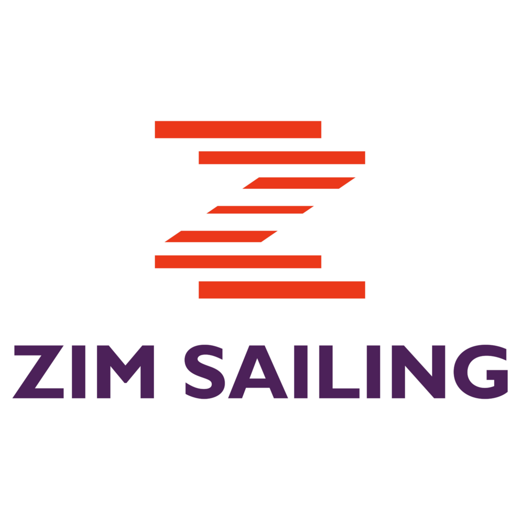 Logo with stylized red parallel lines forming a dynamic 